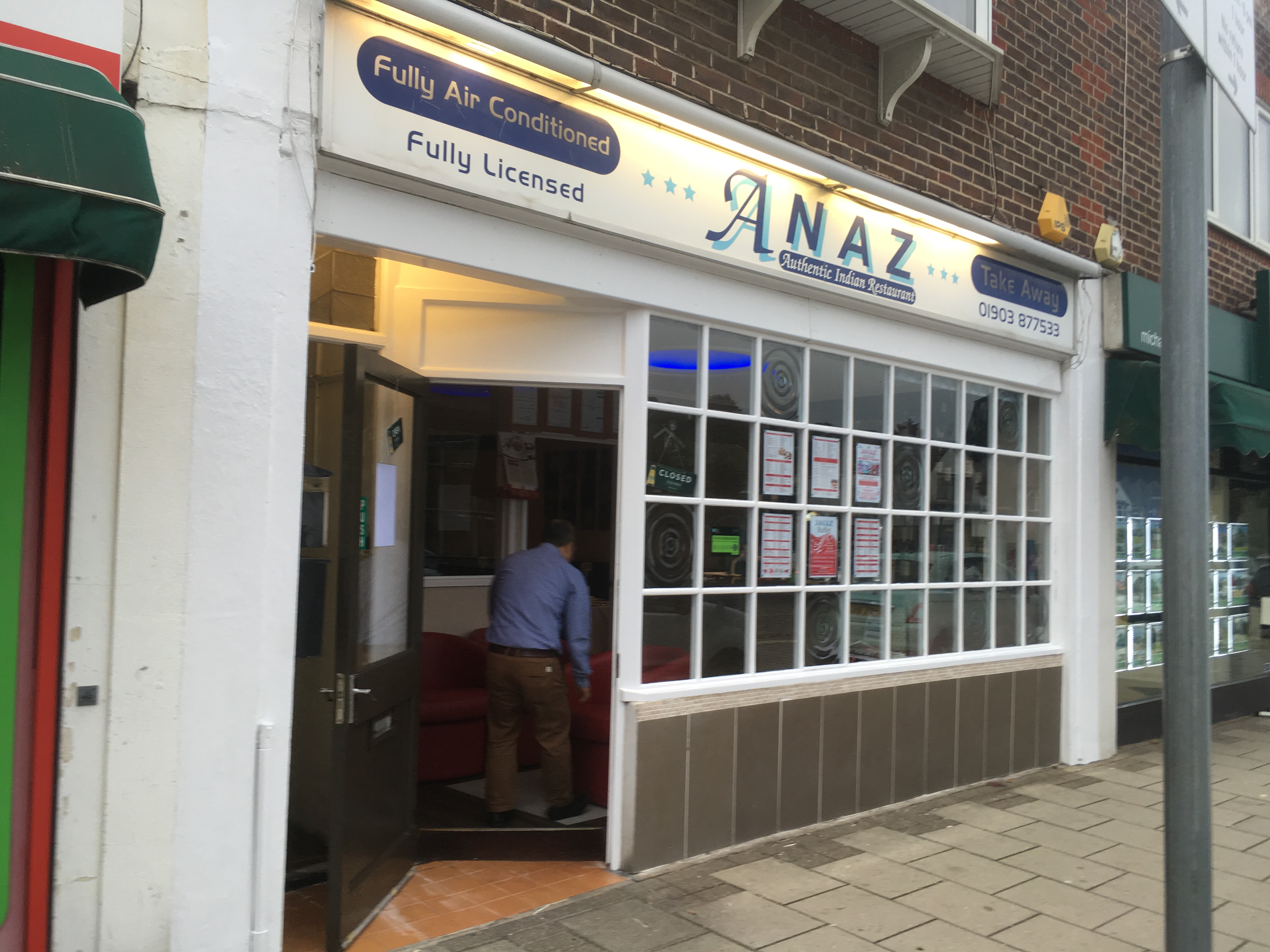 Anaz Restaurant - Findon Road, Findon Valley, Worthing.